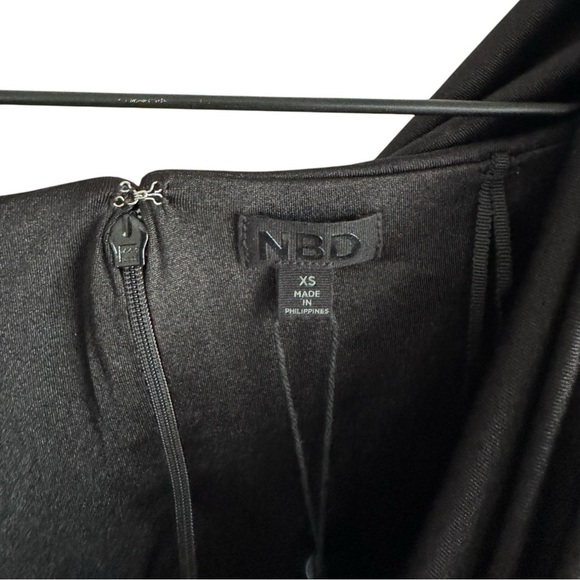 NBD Black Off-Shoulder Jumpsuit - Picture 7 of 7